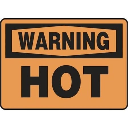 Accuform OSHA WARNING SAFETY SIGN HOT 10 in  X MEQM303XL